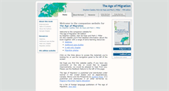 Desktop Screenshot of age-of-migration.com